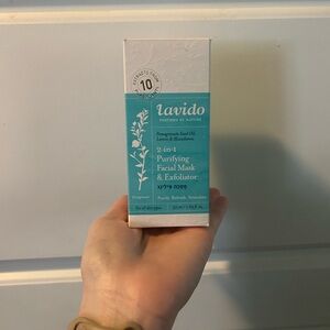 Lavido inspired by nature 2-in-1 Purifying Facial Mask & Exfoliator -new